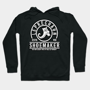 Leprechaun Shoemaker (White) Hoodie